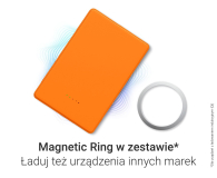 Silver Monkey Smart 5 000 mAh MagSafe UltraSlim 3w1 Kosmiczny pomarańcz - 1487198 - zdjęcie 8